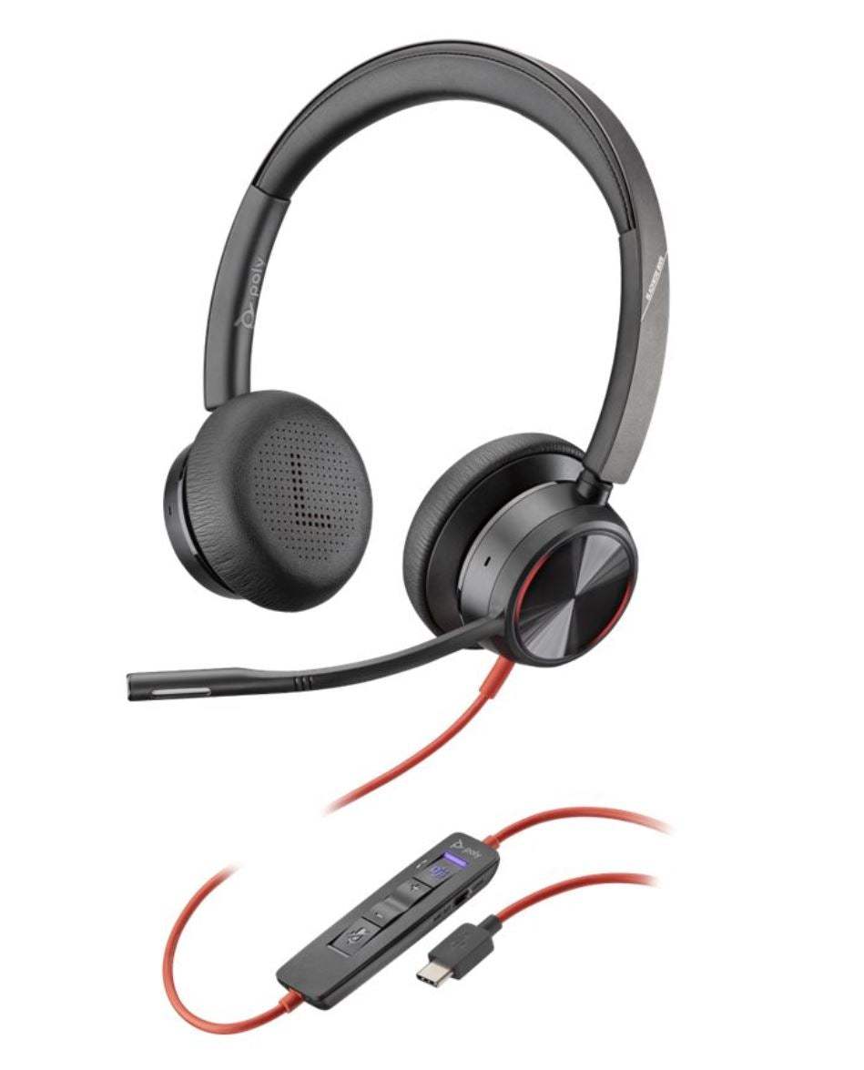 HP Poly Blackwire 8225-M USB-C ANC MS Stereo HP Poly Blackwire 8225-M USB-C ANC MS Stereo